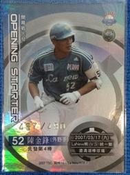 TSC陳金鋒傳奇套卡-陳金鋒La new時期主場球衣卡22/50 歷史價格詳細信息