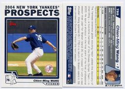 台灣之光王建民 2004 Throwback Threads Chien Ming Wang #132 歷史價格詳細信息