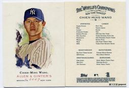 台灣之光洋基王建民 2008 Topps Chrome Chien-Ming Wang #81 歷史價格詳細信息