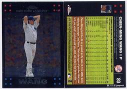 台灣之光洋基王建民 2008 Topps Chrome Chien-Ming Wang #81 歷史價格詳細信息