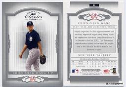 台灣之光王建民 2004 Throwback Threads Chien Ming Wang #132 歷史價格詳細信息