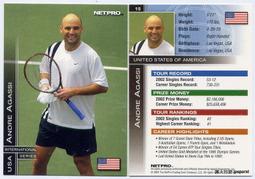 ANDRE AGASSI AUTOGRAPHED TENNIS BALL with Photo Case from ATP&nbsp; 歷史價格詳細信息