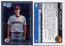 2010 Bowman #BCP80 中華職棒 桃猿隊 新秀2壘手 Yen-Wen Kuo 郭嚴文 RC 新人卡 第一張大聯盟鐵面新人卡 歷史價格詳細信息