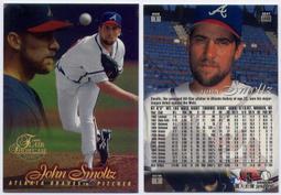 賽揚投手史莫茲 John Smoltz 1990 Fleer #595 歷史價格詳細信息