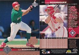 中職明星賽MLB重量級傳奇巨星羅德里格茲 Ivan Rodriguez 2000 Fleer Ultra #37 歷史價格詳細信息