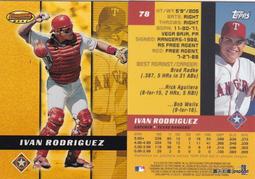 中職明星賽MLB重量級傳奇巨星羅德里格茲 Ivan Rodriguez 2000 Fleer Ultra #37 歷史價格詳細信息