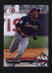 Ronald Acuna Jr. 勇士隊 MVP 黑鱒 MLB球員卡 Topps Bowman 歷史價格詳細信息