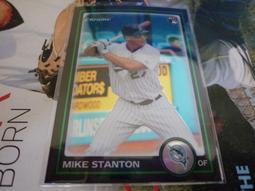 Mike Giancarlo Stanton RC 2010 Bowman  白金新人 歷史價格詳細信息