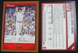 台灣之光王建民 2006 Bowman Chien Ming Wang #116 歷史價格詳細信息