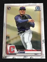 張育成 YU Chang 2017 Bowman Chrome RC 正亮面新人卡 (現貨) 歷史價格詳細信息