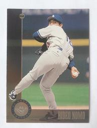野茂英雄 Hideo Nomo 1996 UD Collector's Scrapbook #4 歷史價格詳細信息