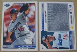 野茂英雄 Hideo Nomo 1998 UD Collector's Choice #400 歷史價格詳細信息