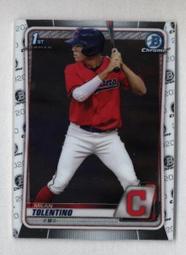 2020 Bowman Draft Chrome BD-13 Joey Cantillo Indians 歷史價格詳細信息