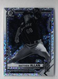2021 Bowman Chrome Prospects #211 Matthew Allan 歷史價格詳細信息