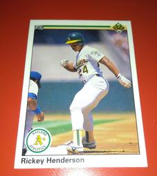 RICKEY HENDERSON Beckett Baseball Card Monthly April 1991 歷史價格詳細信息
