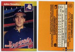 賽揚投手史莫茲 John Smoltz 1990 Fleer #595 歷史價格詳細信息