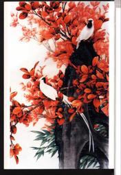 雙壽圖花鳥畫掛畫祝壽圖老人臥室掛畫絲綢卷軸畫定制仙鶴長壽掛畫 歷史價格詳細信息