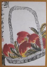 §§★§§---中國名畫欣賞---齊白石---雜畫系列---第1輯10之04---整本小本式共23張---★繪畫藝術明信片 歷史價格詳細信息