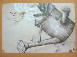 §§★§§---中國名畫欣賞---水仙---金農---22---第5輯10之04---花卉系列---★繪畫藝術明信片 歷史價格詳細信息