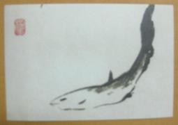 §§★§§---中國名畫欣賞---八大山人---花鳥一系列---第4輯10之09---整本小本式共23張---★繪畫藝術明信片 歷史價格詳細信息