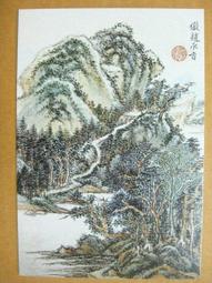 §§★§§---中國名畫欣賞---仿趙伯駒(江春月夜圖)---王時敏---11---第6輯10之01---山水系列---★繪畫藝術明信片 歷史價格詳細信息
