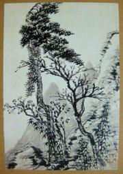 §§★§§---中國名畫欣賞---山水冊之七---高鳳翰---11---第5輯10之09---山水系列---★繪畫藝術明信片 歷史價格詳細信息