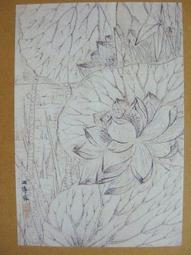 §§★§§---中國名畫欣賞---荷花---八大山人---13---第4輯10之10---花鳥二系列---★繪畫藝術明信片 歷史價格詳細信息