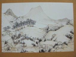 §§★§§---中國名畫欣賞---山水---弘仁---22---第6輯10之09---山水系列---★繪畫藝術明信片 歷史價格詳細信息