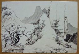 §§★§§---中國名畫欣賞---山茶水仙圖---虛谷---17---第5輯10之02---花鳥系列---★繪畫藝術明信片 歷史價格詳細信息