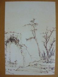 §§★§§---中國名畫欣賞---山茶水仙圖---虛谷---17---第5輯10之02---花鳥系列---★繪畫藝術明信片 歷史價格詳細信息