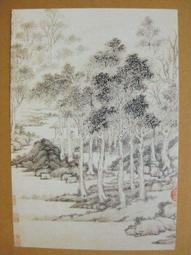 §§★§§---中國名畫欣賞---山亭圖---文徵明---14---第7輯10之05---山水系列---★繪畫藝術明信片 歷史價格詳細信息