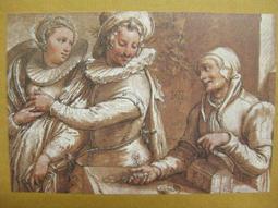 §§★§§---法國收藏大師素描欣賞---21---武裝飛翔人物---西蒙,任埃---羅浮宮與巴黎素描---10之04---★繪畫藝術明信片 歷史價格詳細信息