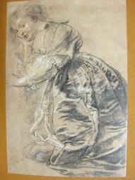 §§★§§---法國收藏大師素描欣賞---17---牢籠---阿爾貝特,雅柯邁提---羅浮宮與巴黎素描---10之09---★繪畫藝術明信片 歷史價格詳細信息