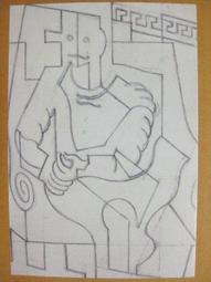 §§★§§---法國收藏大師素描欣賞---06---披布端坐的年輕人---西蒙,任埃---羅浮宮與巴黎素描---10之07---★繪畫藝術明信片 歷史價格詳細信息