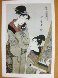 §§★§§---日本浮世繪欣賞---浮世十二月  晚春---11---美人風俗畫---鳥文齋榮之繪---第1輯10之08---★繪畫藝術明信片 歷史價格詳細信息