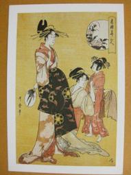§§★§§---日本浮世繪欣賞---青樓藝妓撰---16---美人風俗畫---鳥文齋榮之繪---第1輯10之08---★繪畫藝術明信片 歷史價格詳細信息