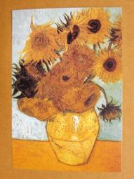 §§★§§---世界名畫欣賞---向日葵---15---梵谷---第一輯之01---★繪畫藝術明信片 歷史價格詳細信息