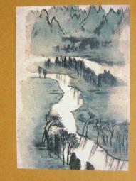 §§★§§---中國名畫欣賞---東村隱居圖---張大千---18---第2輯10之07---雜畫系列---★繪畫藝術明信片 歷史價格詳細信息