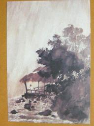 §§★§§---中國名畫欣賞---雨後春深圖---弘仁---02---第6輯10之09---山水系列---★繪畫藝術明信片 歷史價格詳細信息