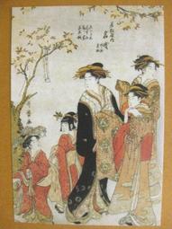 ★--日本浮世繪欣賞--風流賞花姿--20--美人風俗畫--菊川英山繪--第1輯10之07-★繪畫藝術明信片 歷史價格詳細信息
