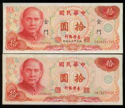 絕版10元紙鈔 有多組連號(商品價是每1張價格) 歷史價格詳細信息