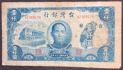 三十七年老台幣(高價第一廠)壹萬圓AZ天地字軌近未使用鑑定鈔（品項佳） 歷史價格詳細信息