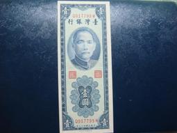 台鈔...43年1元 歷史價格詳細信息