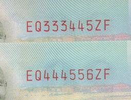 全新三張同字軌89年100元(" 步步高升+01234上樓梯 ")漂亮小趣味號鈔---面額300元另計+台北或新竹可面交 歷史價格詳細信息