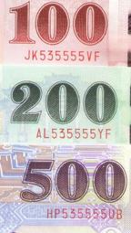 全新漂亮三張89年100元吉利諧音趣味鈔,讓您和您的她之家庭幸福與事業財富永遠&quot;一路發&quot;(面額300元另計+台北可面交) 歷史價格詳細信息