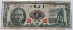 民國五十三年台灣銀行 壹佰圓紙鈔 # k158512 k 歷史價格詳細信息