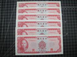 民國五十八年 台灣銀行 ZZ前後同字軌 拾圓 : 3張連號 歷史價格詳細信息