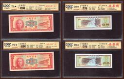 ~(A6-43)【評鑑鈔】～1953年～［人民幣］～第二版～(（壹角））紙幣[[拖拉機 ]三軌=星水印=保真=PMG65 歷史價格詳細信息