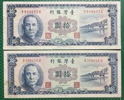 四十三年藍色直式拾圓XF已使用券品項佳(單張價) 歷史價格詳細信息