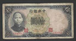 民國25、26年中央、中國銀行德納羅版10、5、1圓(兩組6張合拍） 歷史價格詳細信息